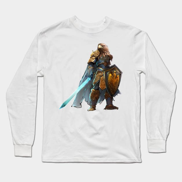 Eagle Knight America Long Sleeve T-Shirt by akyanyme